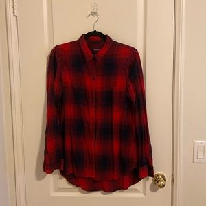 Madewell medium women’s red and black flannel